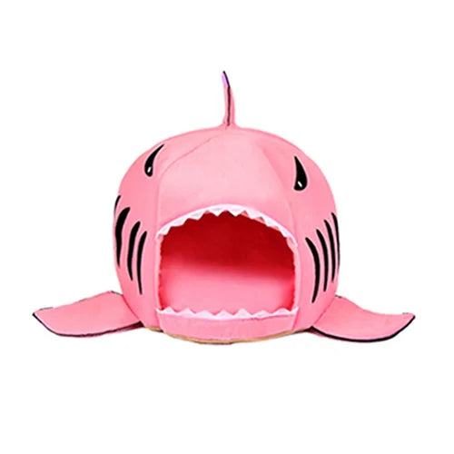 Soft Pet Cushion Dog House Shark